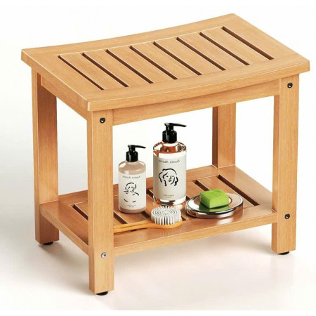 60-249845 Natural : Ghế Đôn , Ghế Tắm - Màu Tự Nhiên